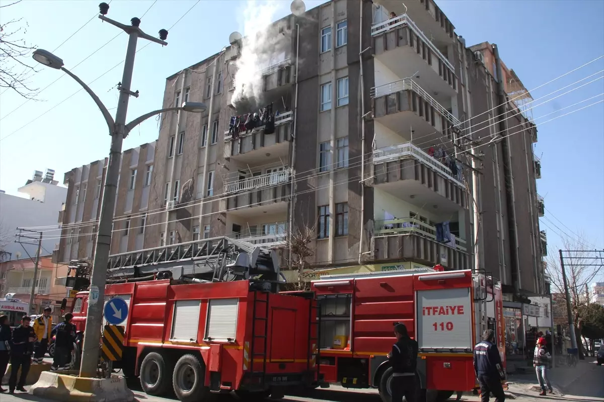 Adıyaman�da Ev Yangını Haber
