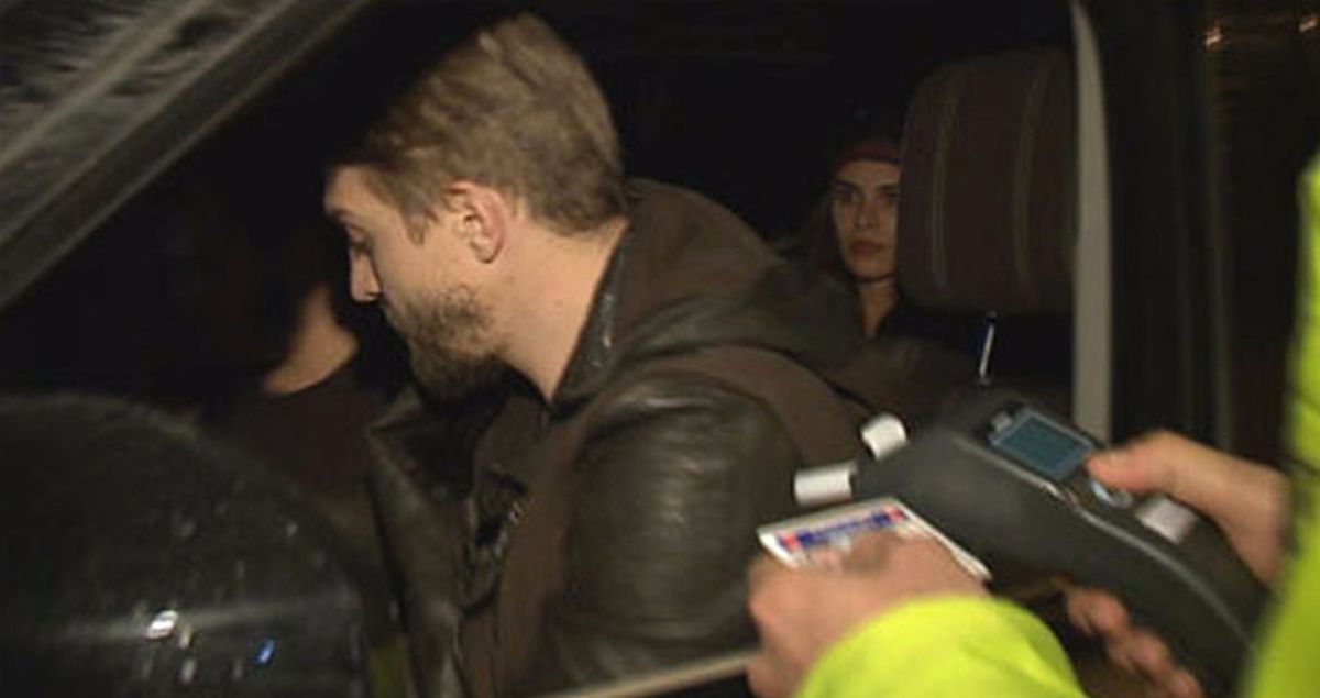 Beşiktaşlı Caner Erkin, Polisin Kapattığı Yoldan Geçiş Yaptı