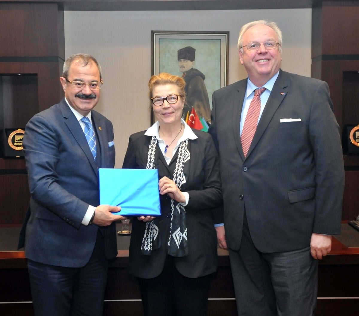 Almanya Büyükelçisi Martın Erdmann Gso'yu Ziyaret Etti