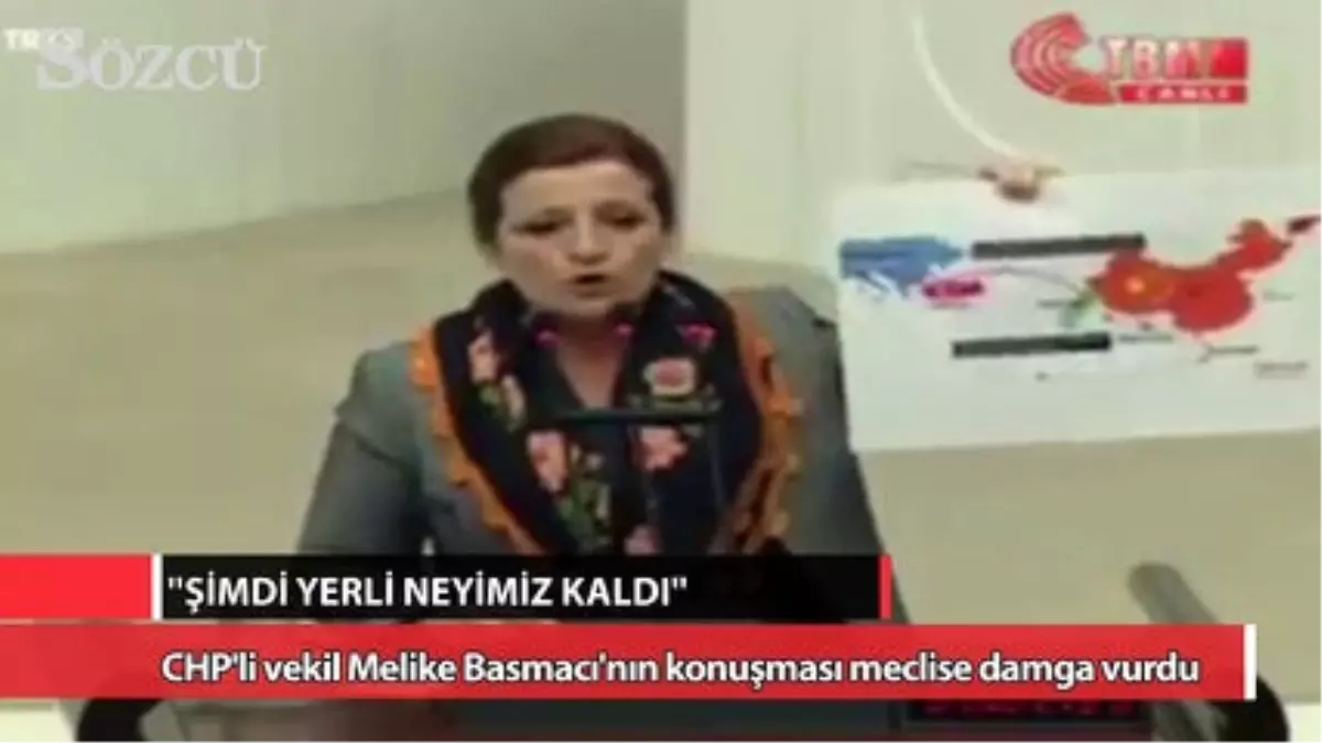 CHP'li Vekil Melike Basmacı'nın Konuşması Meclise Damgasını Vurdu!