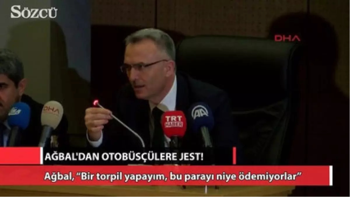 Ağbal'dan Otobüsçülere Jest!
