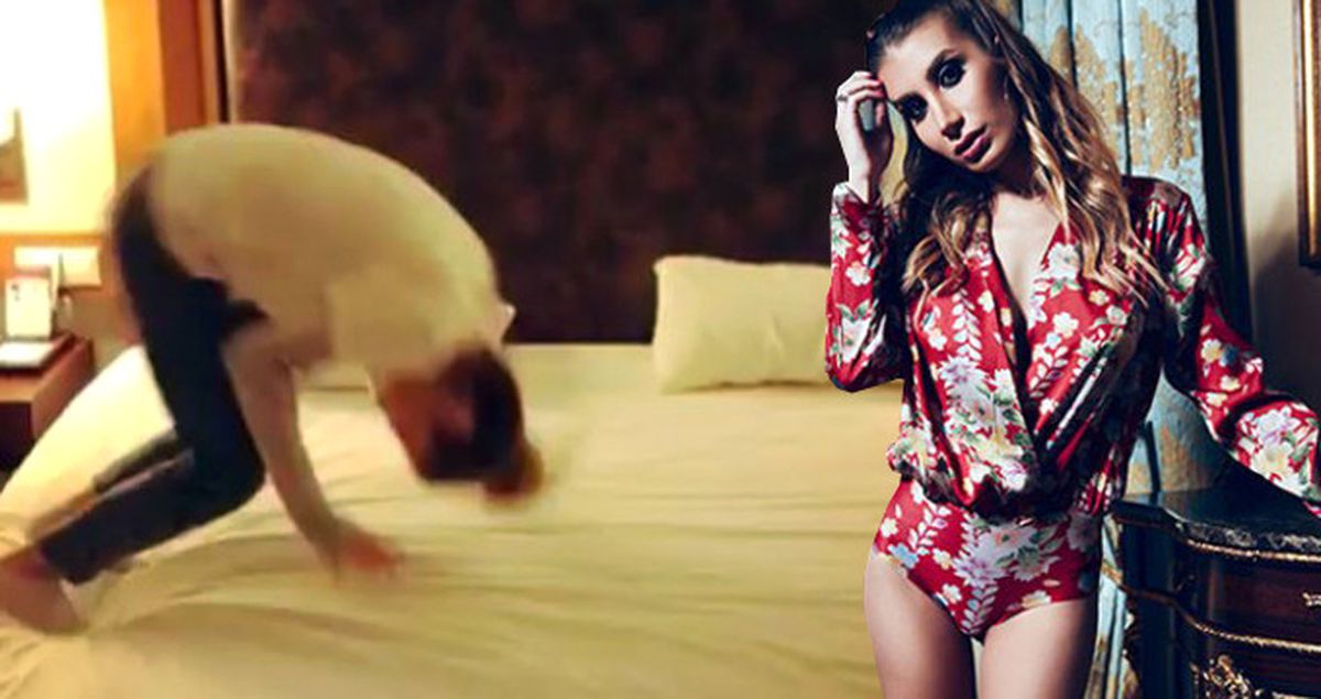 İrem Derici Otel Odasında Yatakta Takla Attı