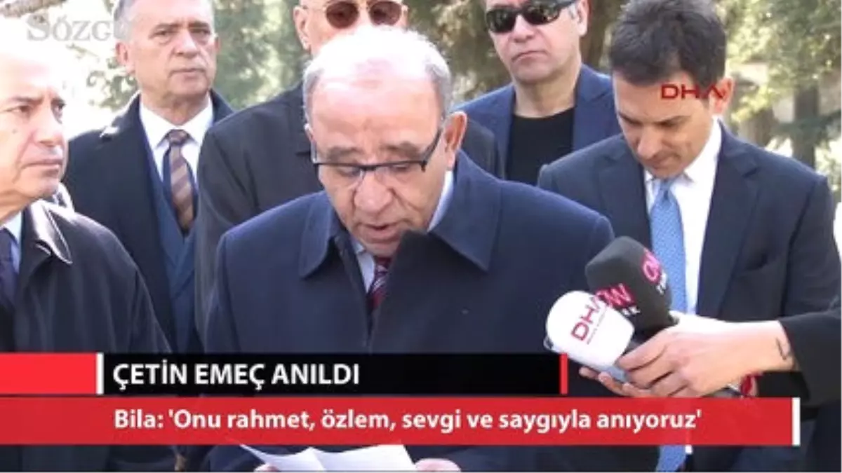 Çetin Emeç Mezarı Başında Anıldı