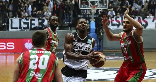 Şampiyonlar Ligi'nde Karşıyaka, Beşiktaş'ı 90-83 Yenip Çeyrek Finale Çıktı