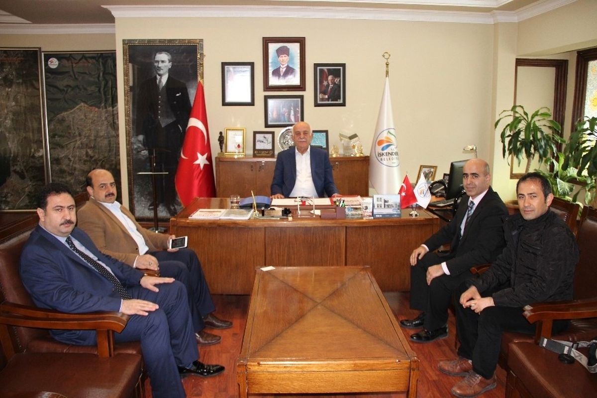 İha'dan İskenderun Belediye Başkanı Seyfi Dingil'e Ziyaret