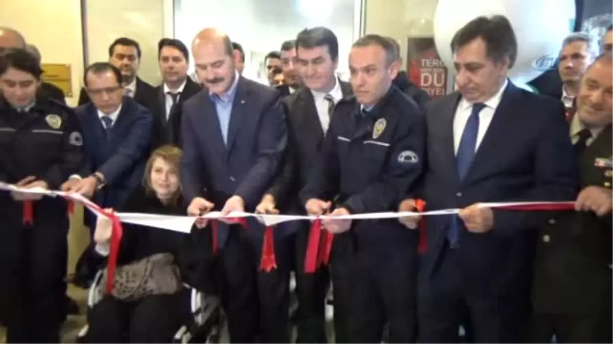 Bakan Soylu Çarşı Karakolu'nu Açışına Katıldı