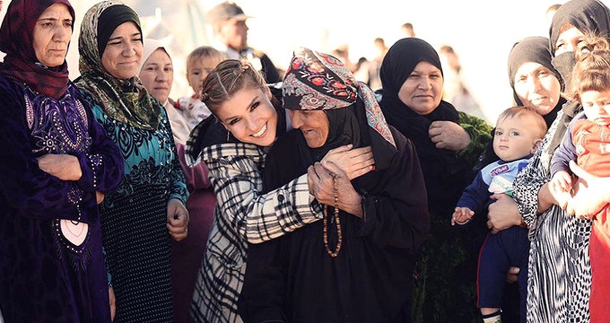 Gülben Ergen'den Suriyeli Mültecilere Ziyaret