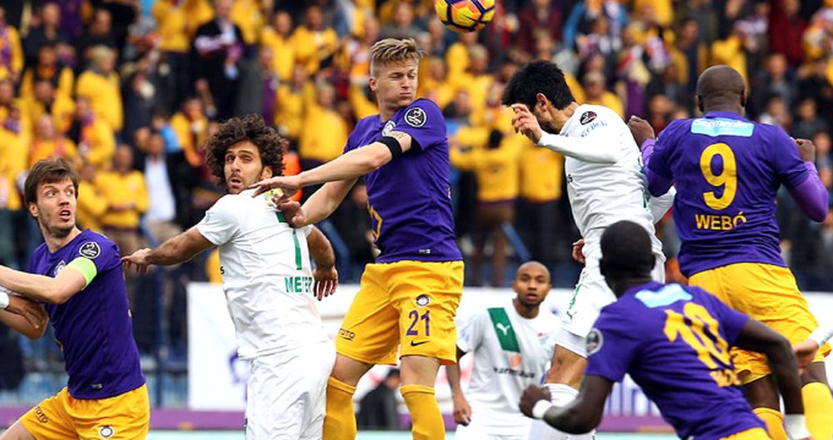 Süper Lig'de Osmanlıspor ile Bursaspor 1-1 Berabere Kaldı