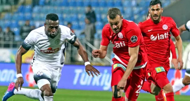 Antalyaspor, Çaykur Rizespor'u 2-1 Yendi