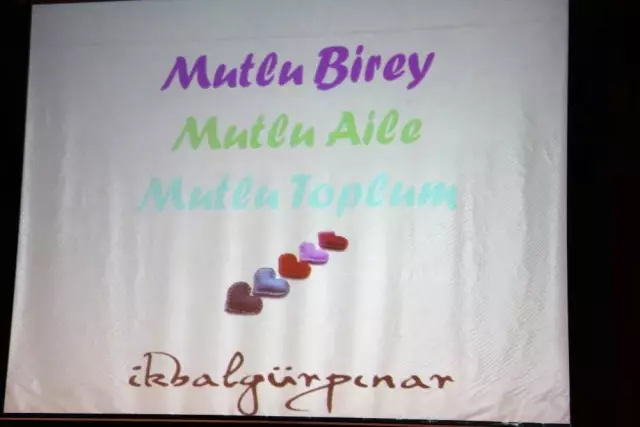 Kahramanmaraş'ta 'Mutlu Birey, Mutlu Aile, Mutlu Toplum' Konferansı Kahramanmaraş'ta 'Mutlu Birey, Mutlu Aile, Mutlu Toplum' Konferansı