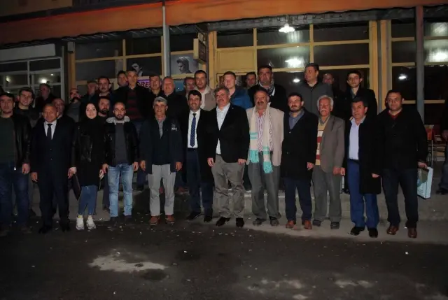 Ak Partililer Ketenciler Köyü'nde Havai Fişeklerle Karşılandı
