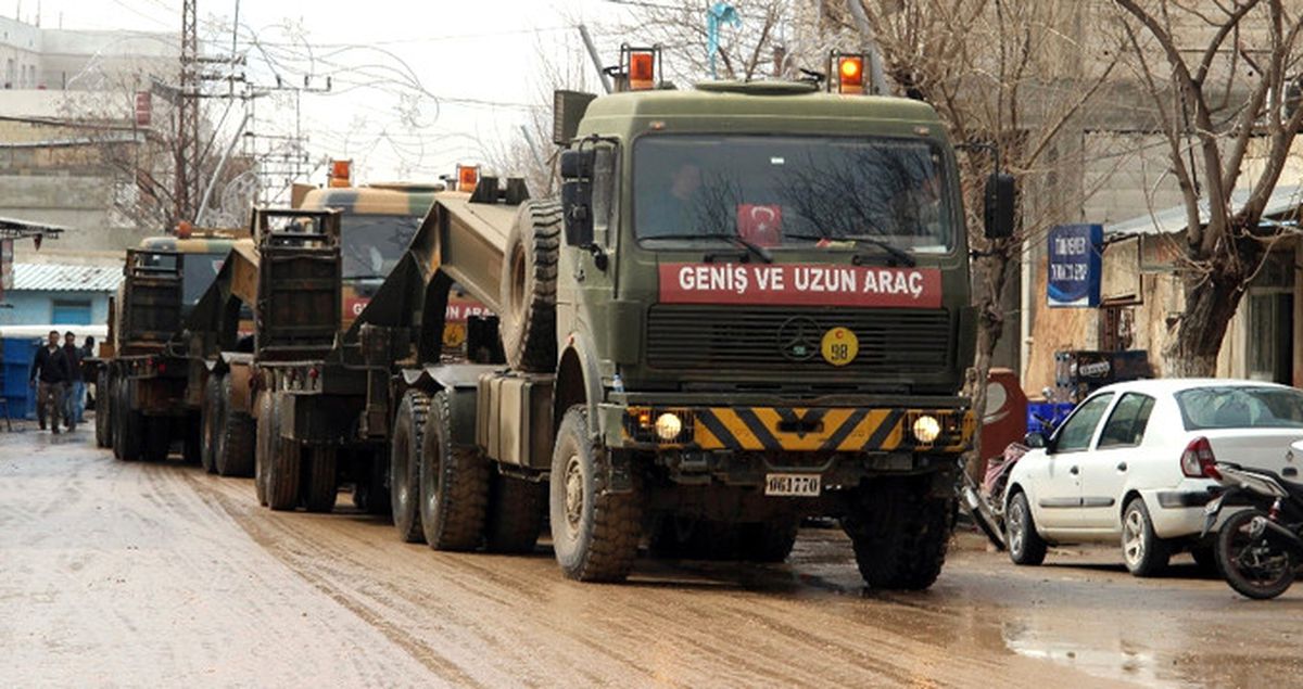 Kilis'ten Suriye'ye Askeri Sevkiyat Devam Ediyor