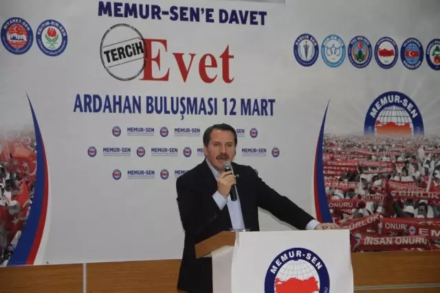Memur Sen Genel Başkanı Yalçın: 'Hayır Demek, PKK'yı, Fetö'yü, Hollanda'yı, Almanya'yı Sevindirmek... Memur Sen Genel Başkanı Yalçın: 'Hayır Demek, PKK'yı, Fetö'yü, Hollanda'yı, Almanya'yı Sevindirmek...
