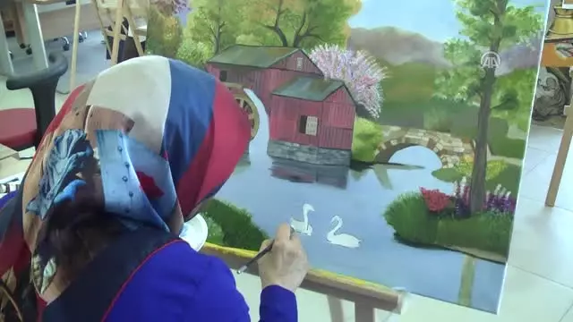 Rizeli Ev Hanımları Ressam Olma Yolunda Rizeli Ev Hanımları Ressam Olma Yolunda