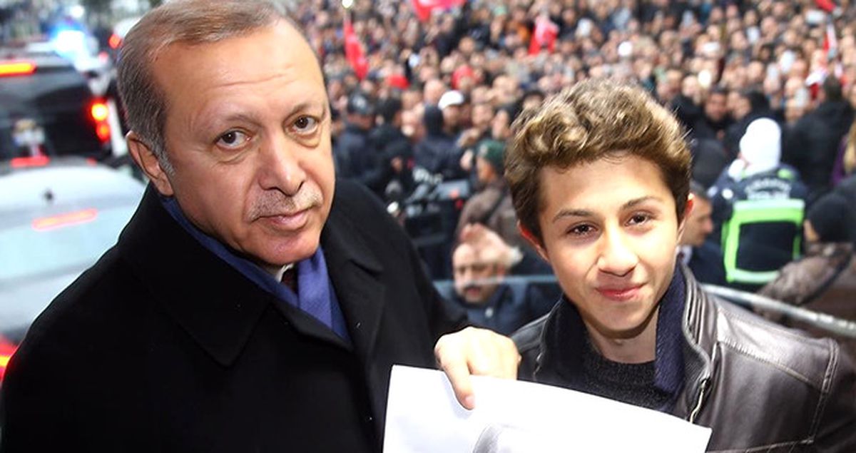 Erdoğan'dan Yetenekli Gence Paylaşım Jesti