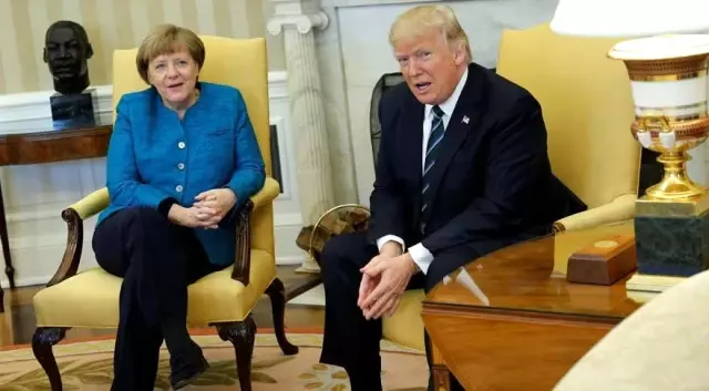 ABD'deki Görüntü Sonrası Alman Basını Merkel'i Yerden Yere Vurdu