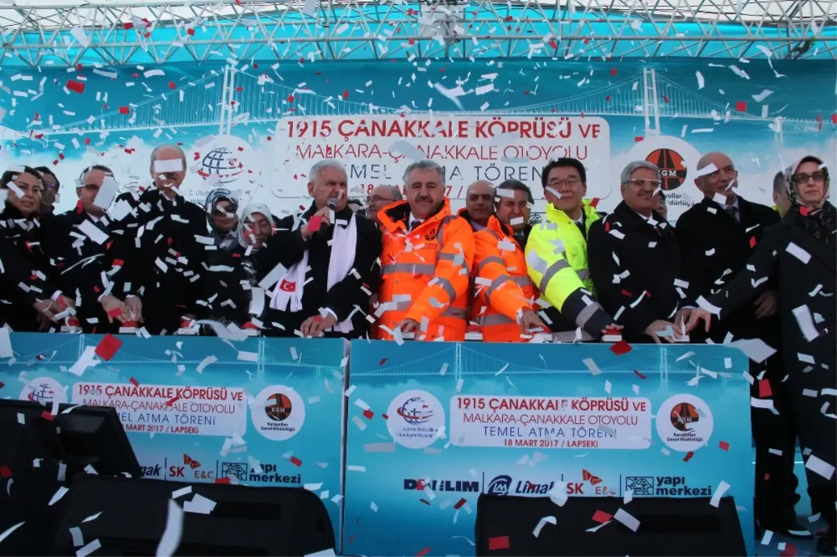 Çanakkale 1915 Köprüsü'nün Temeli Atıldı