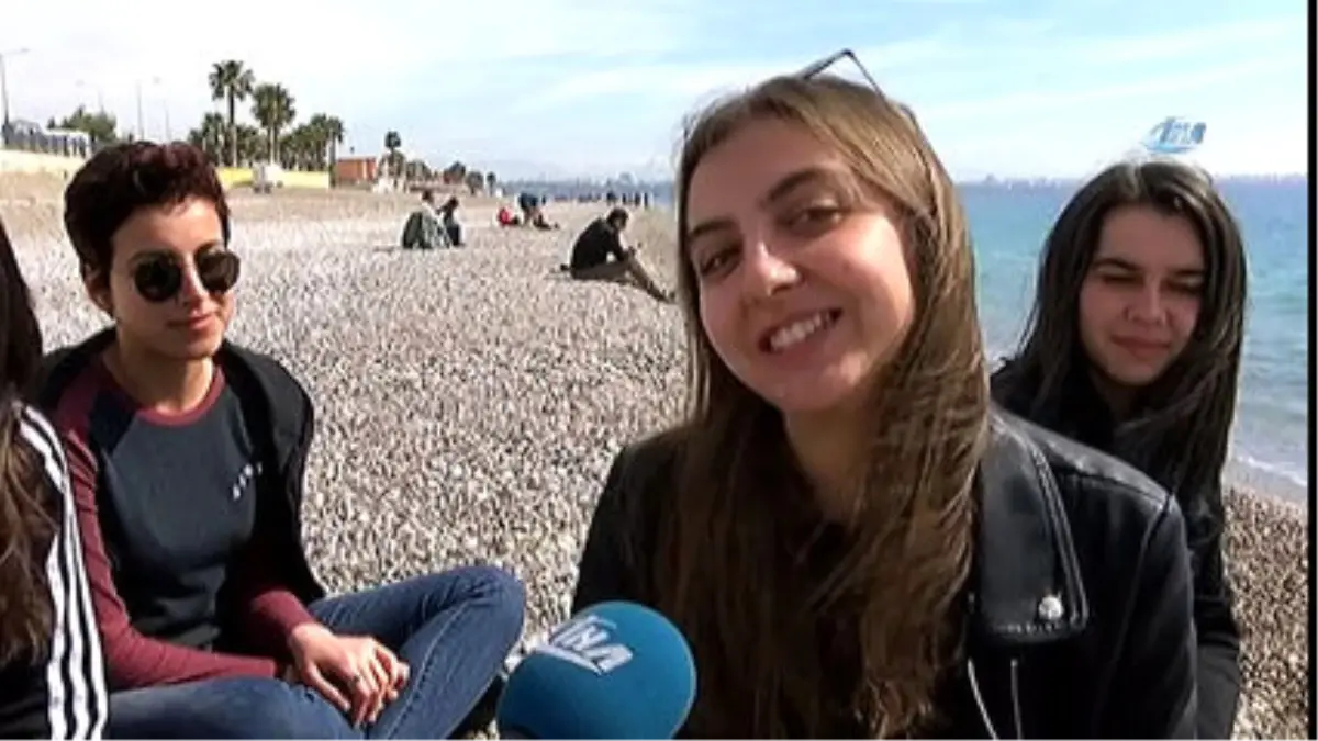 Antalya'da Kar Manzaralı Deniz Keyfi