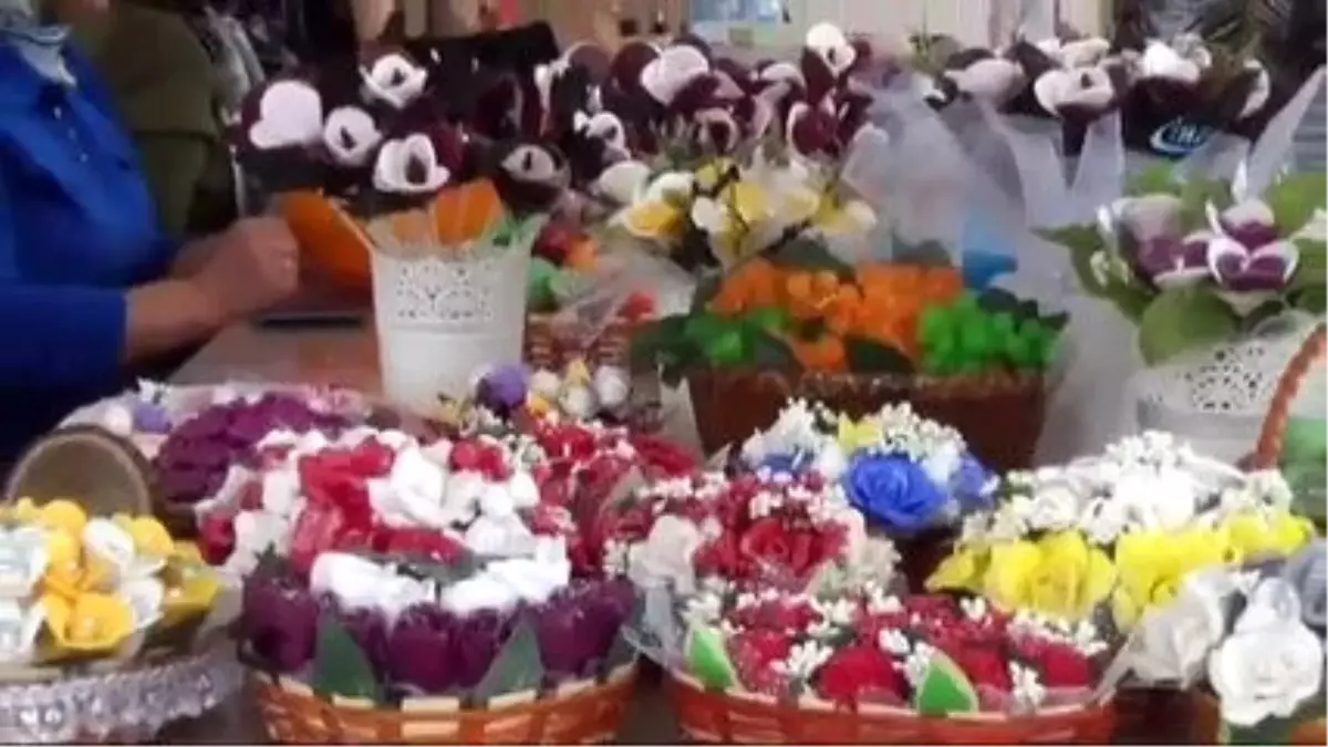 Sabunu Sanat Eserine Dönüştürüyorlar