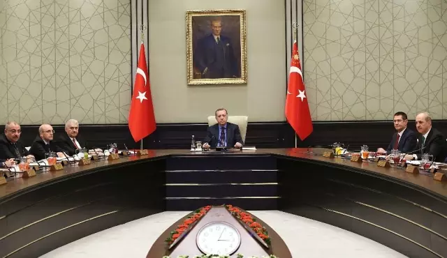 Dha Ankara - Bakanlar Kurulu, Cumhurbaşkanlığı Sarayı'nda Toplandı