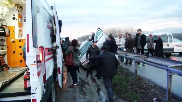 Yeni Görev Yerine Giderken Kaza Geçirdi