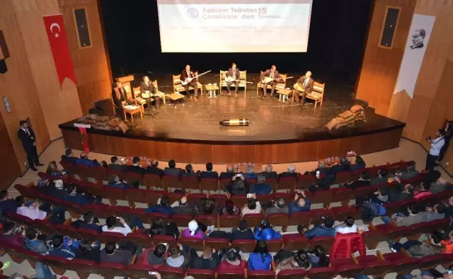 Aşıklar Sazlarıyla Çanakkale ve 15 Temmuz'u Anlattı