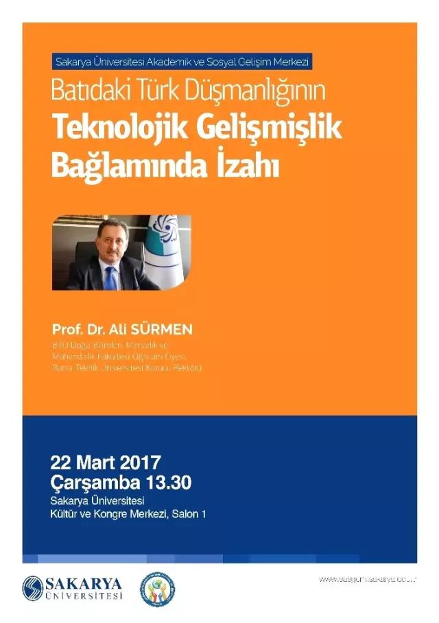 Çarşamba Konferanslarının Konuğu Prof. Dr. Ali Sürmen Olacak
