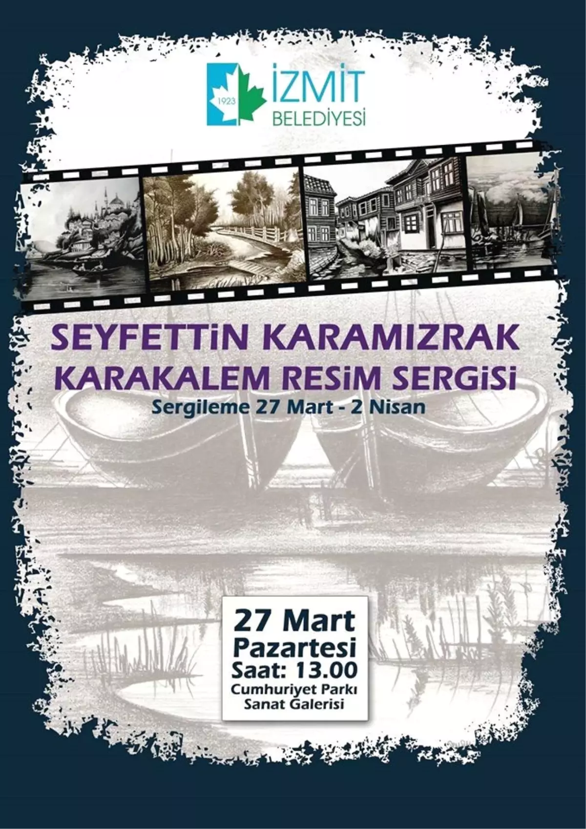 Eğitimci Karamızrak'tan Karakalem Sergisi