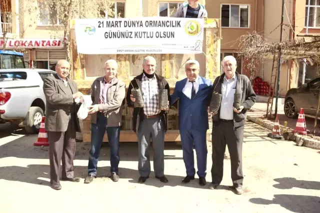 Hisarcık Orman İşletme Şefliği 2 Bin 500 Fidan Dağıttı