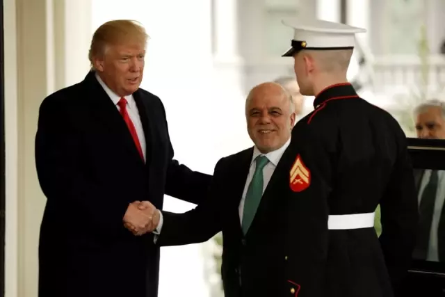 Trump, Irak Başbakanı İbadi ile Beyaz Saray'da Görüştü