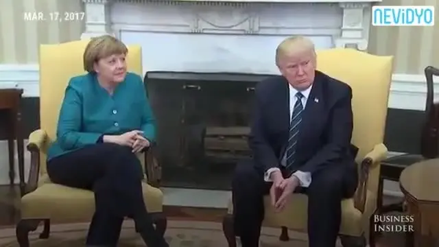 Trump-Merkel Görüşmesinde Tokalaşma Krizi