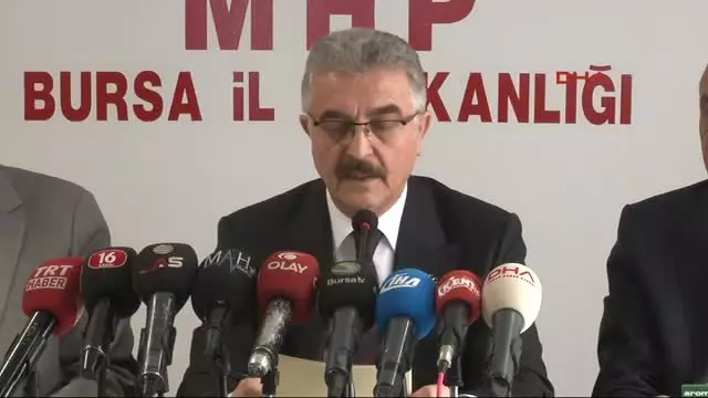 Bursa - MHP Genel Sekreteri Büyükataman Rüzgar Eken Fırtına Biçmeye Razı Olmalıdır Bursa - MHP Genel Sekreteri Büyükataman Rüzgar Eken Fırtına Biçmeye Razı Olmalıdır