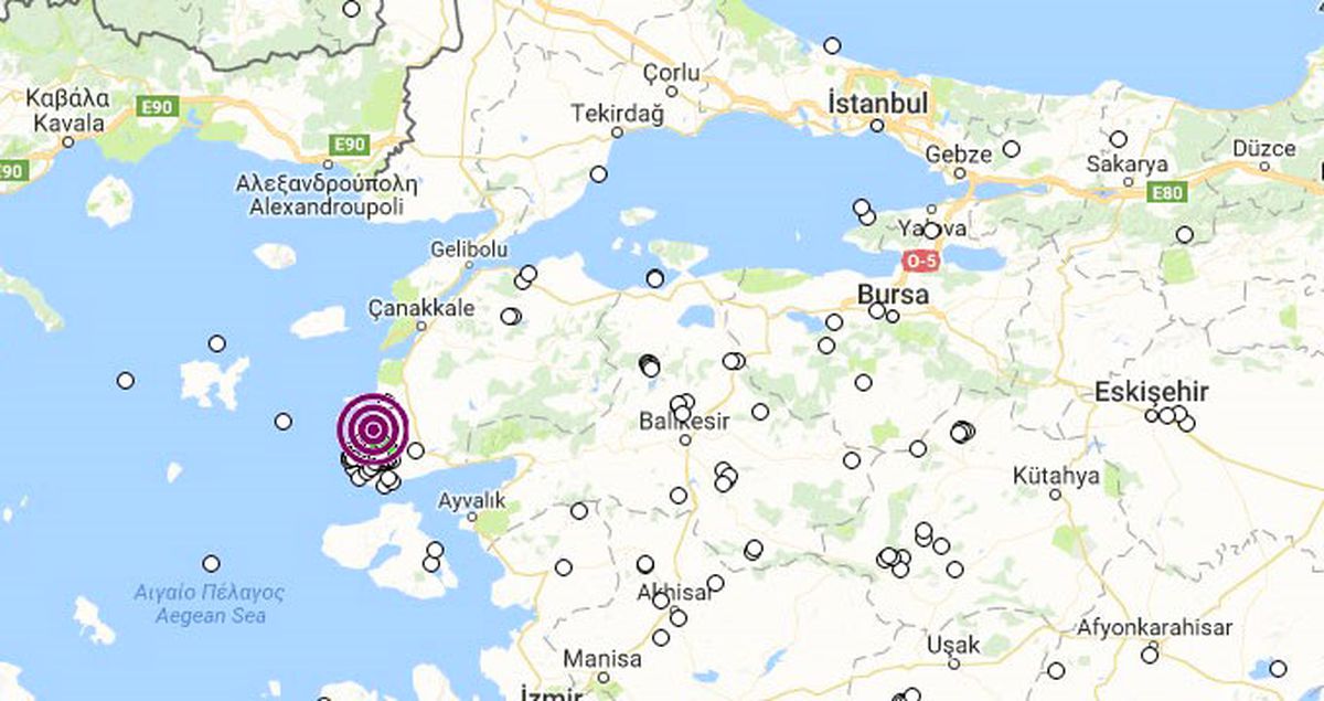 Çanakkale Ayvacık'ta Deprem Meydana Geldi