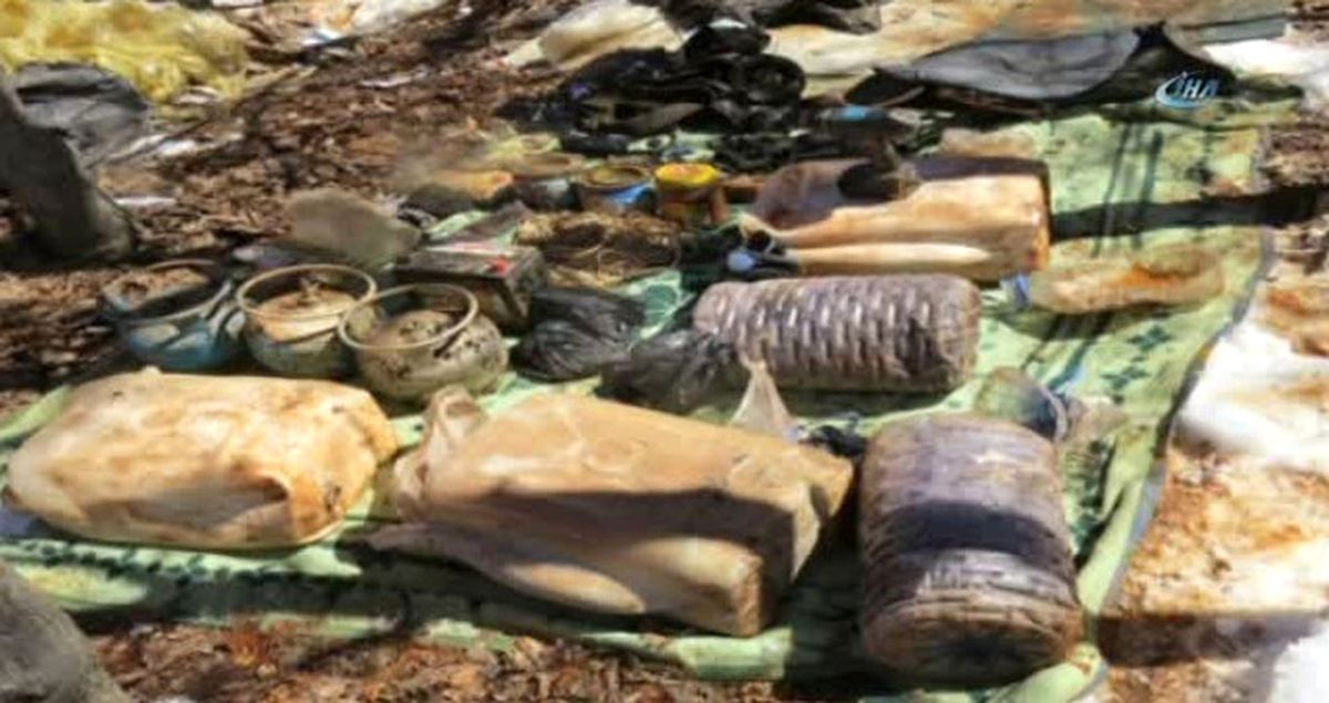 Tunceli'de C4 Patlayıcıyla Birlikte Yüklü Miktarda Mühimmat Ele Geçirildi