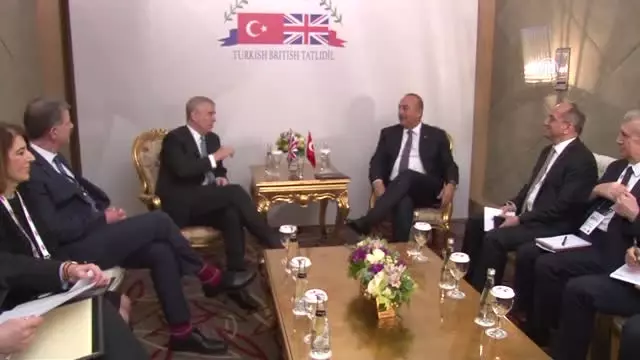 Çavuşoğlu, York Dükü Prens Andrew'le Görüştü Çavuşoğlu, York Dükü Prens Andrew'le Görüştü