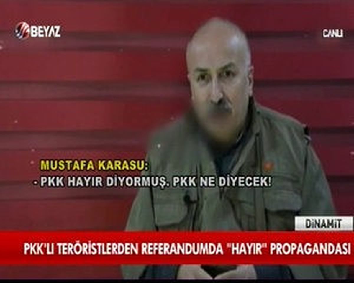 PKK'lı Teröristlerinden Referandumda 'Hayır' Propagandası