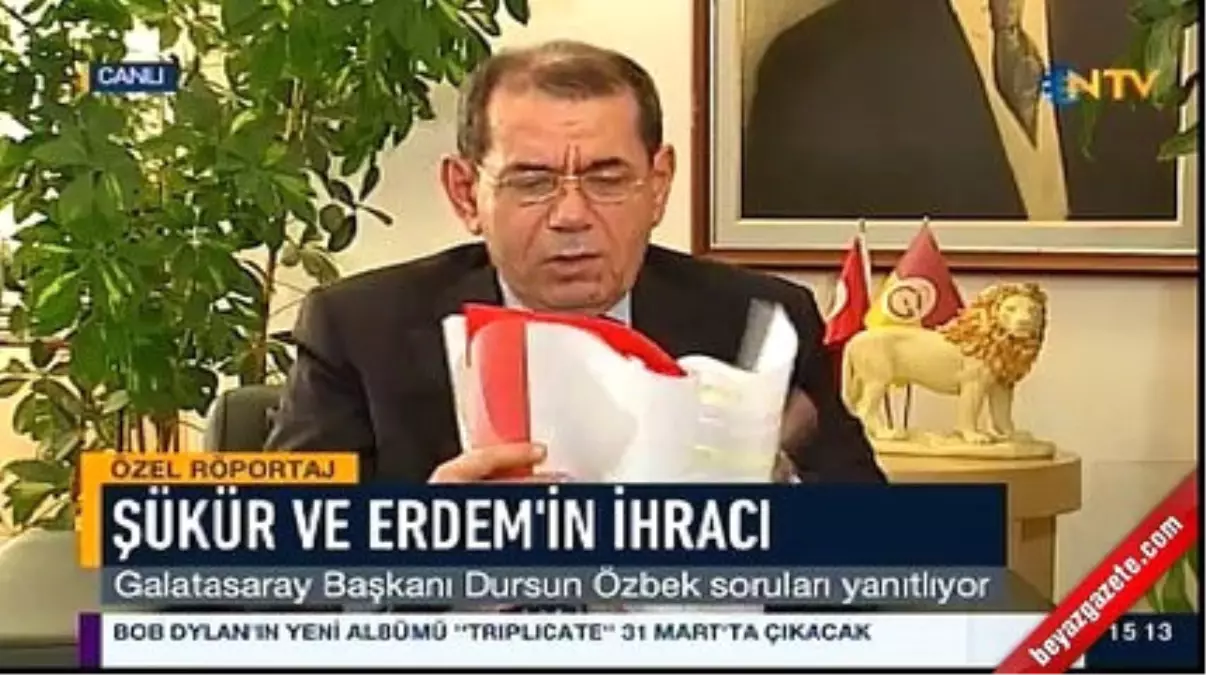 Dursun Özbek'ten Şükür ve Erdem Açıklaması