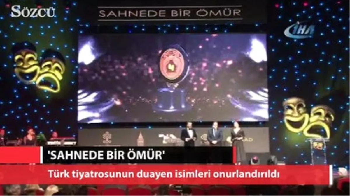 Türk Tiyatrosunun Duayen İsimleri Beyoğlu'nda Onurlandırıldı