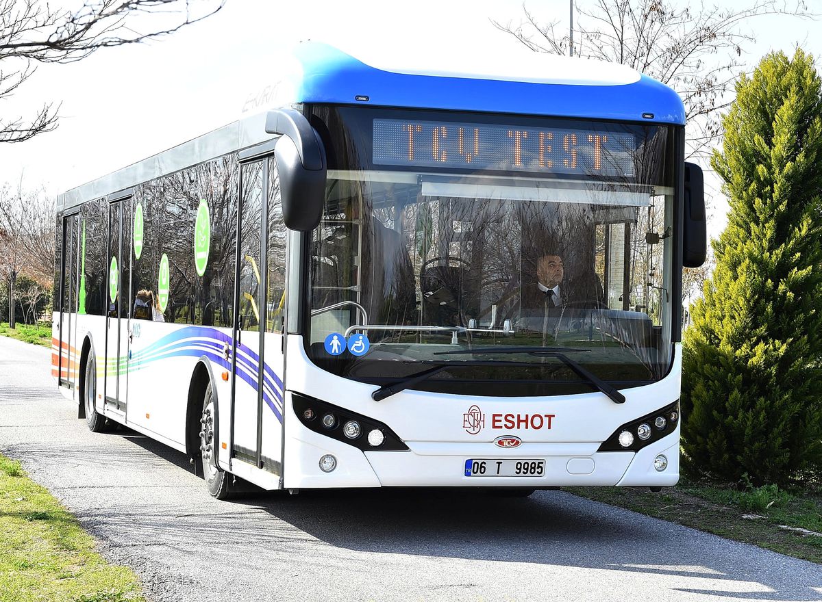 Elektrikli otobüsler yola çıkıyor