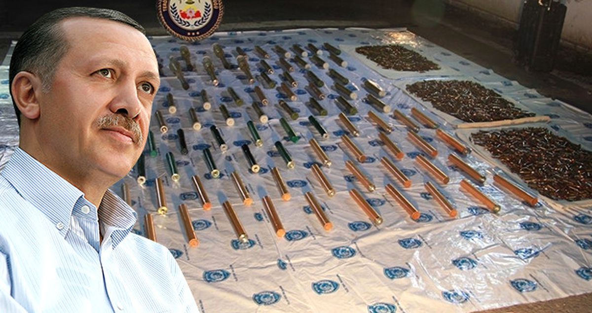Erdoğan'ın Ziyareti Öncesinde Sur'da Silah ve Mühimmat Bulundu