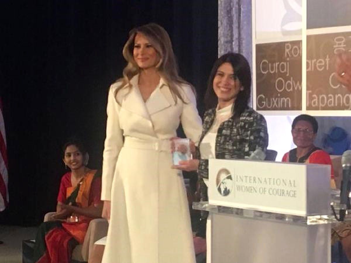 First Lady Trump'tan Saadet Öğretmene Övgü: Çok Güzel İnsansınız