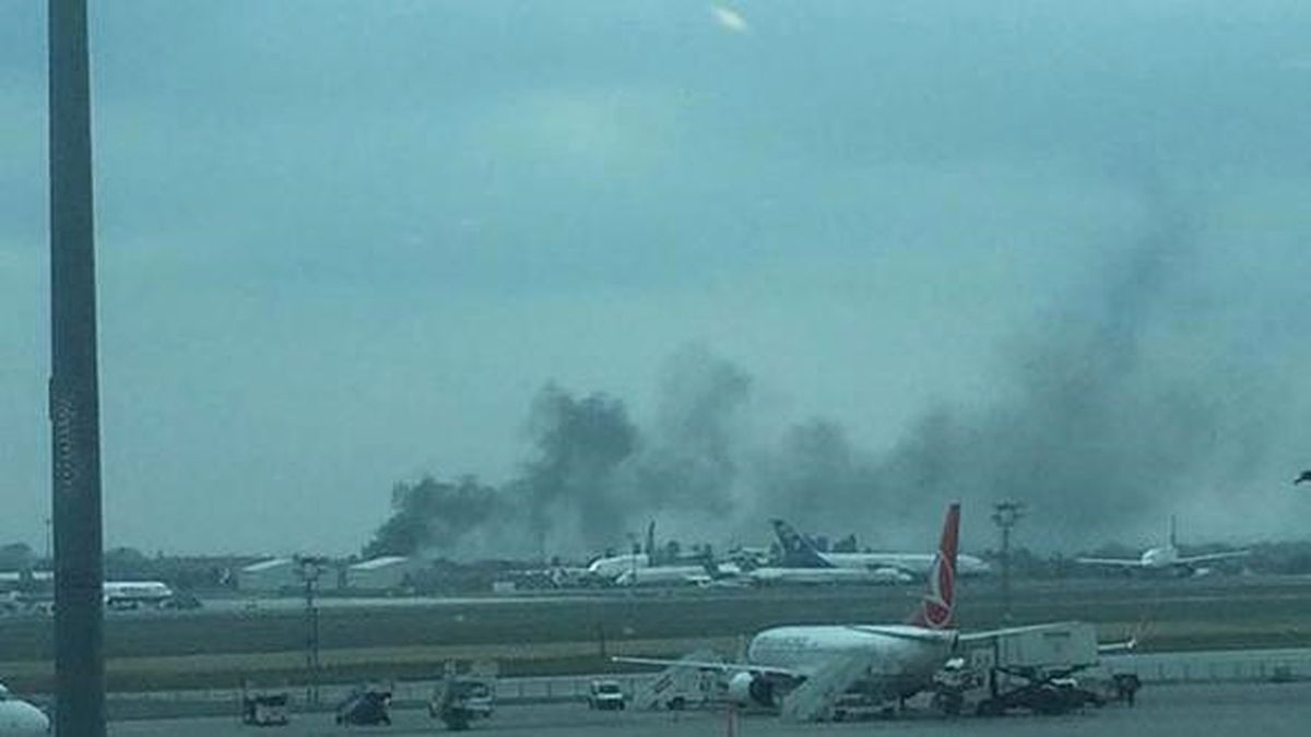 Atatürk Havalimanı'nda Yangın Alarmı