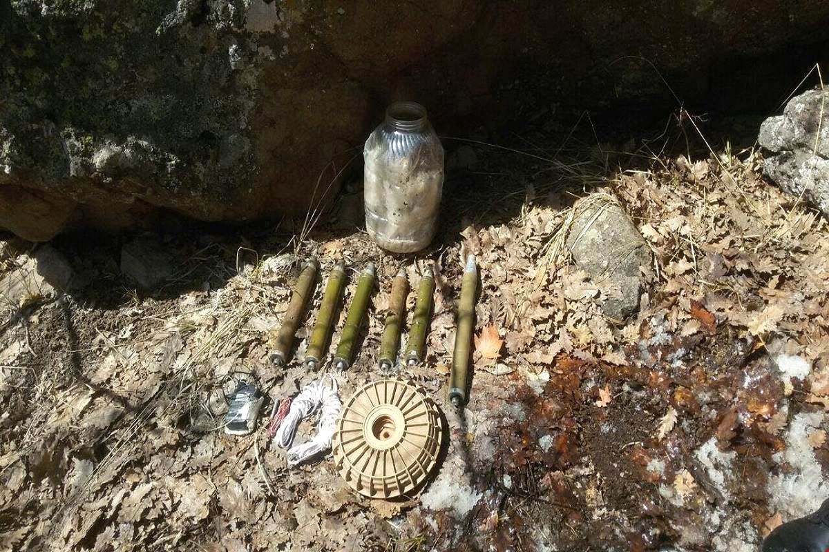 Tunceli'de Roket ve Anti Tank Mayını Ele Geçirildi