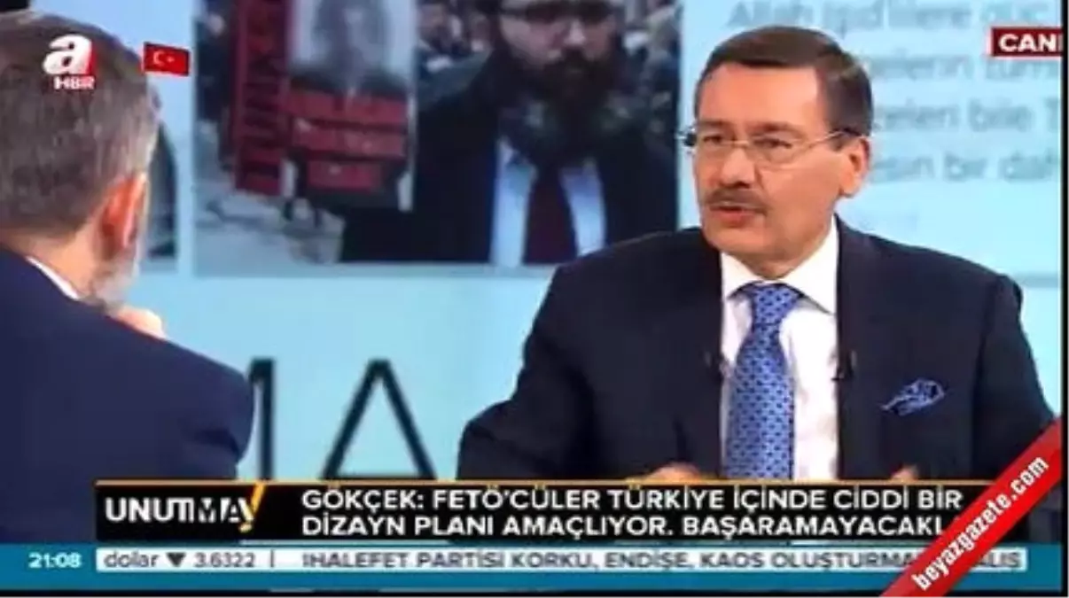Melih Gökçek: Gökçe Fırat Fetö'ye Hizmet Ediyor