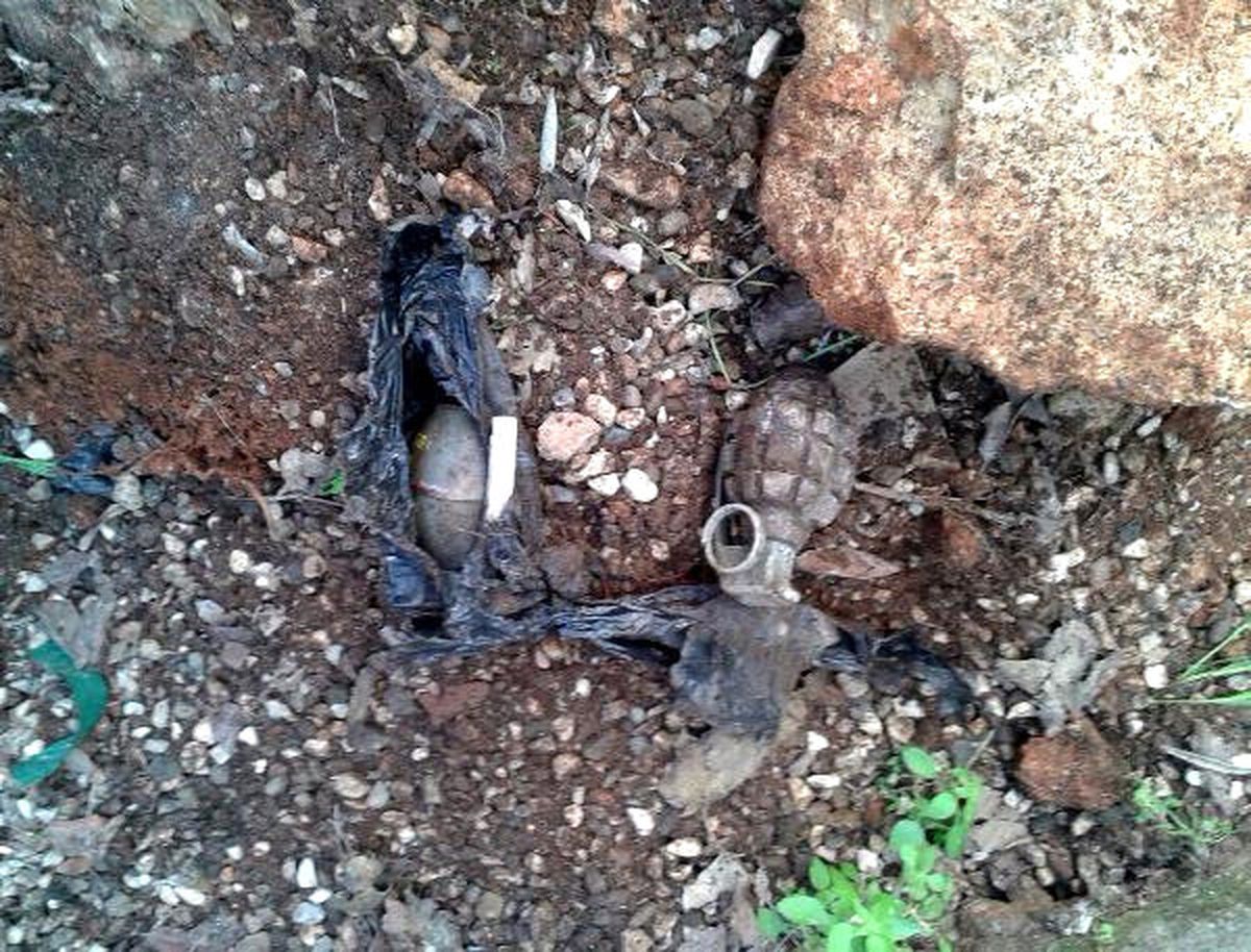 Apartman Bahçesinde 2 El Bombası Bulundu