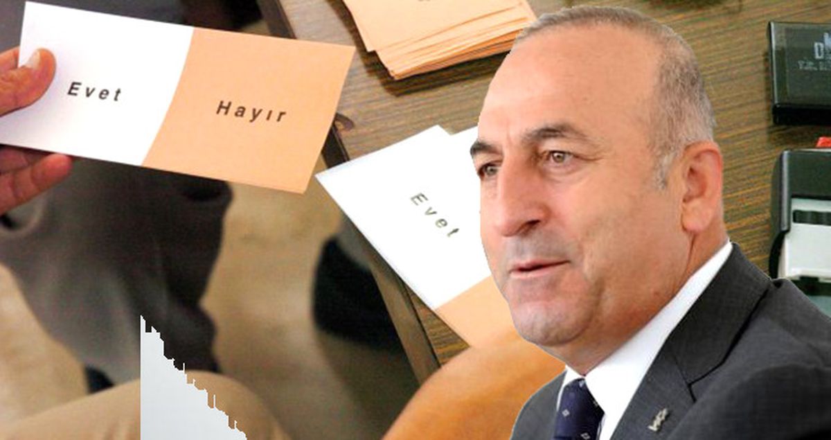 Bakan Çavuşoğlu'ndan Referandum Tahmini: Yüzde 63 'Evet Çıkacak