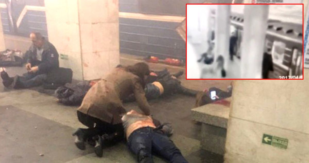 Rusya'daki Patlama Anı Güvenlik Kamerasında
