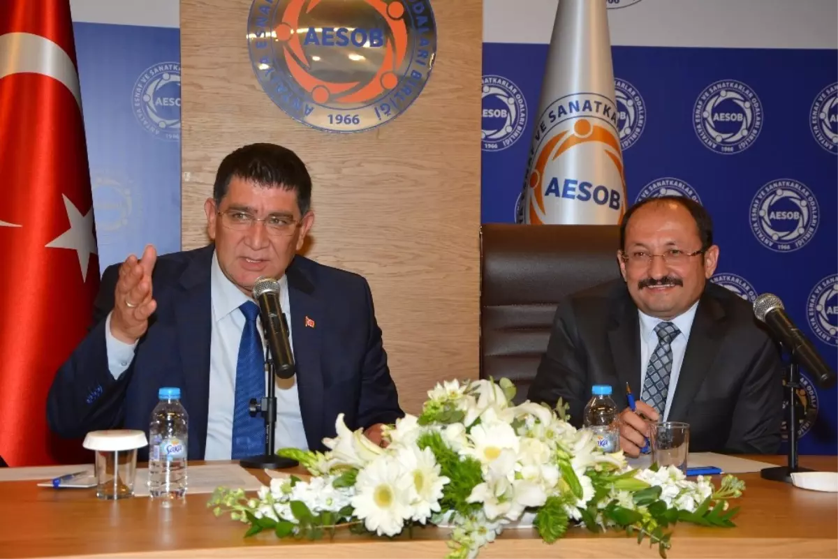Aksu Kaymakamı Ergun: 'İlk Defa Bir Esnaf Odaları Birliğinde Oda Başkanları ile Bir Araya Geliyorum'