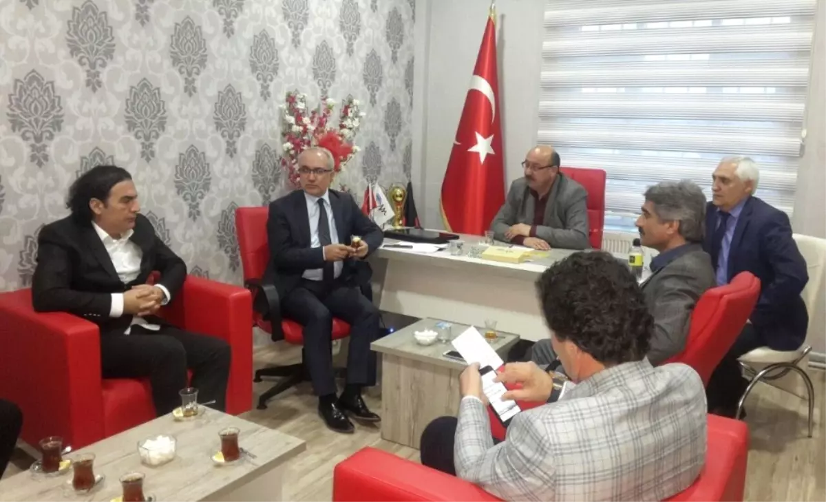 Başdanışman İnanç'tan Belediyespor'un Yeni Yönetime Ziyaret