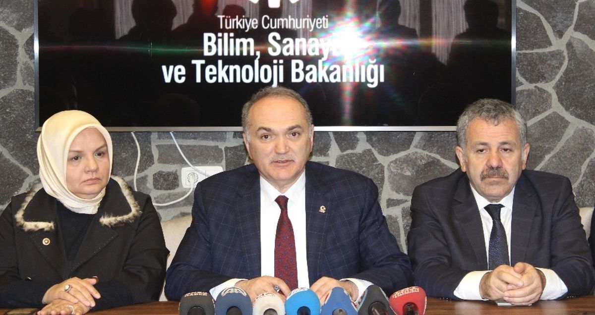 Bilim Sanayi ve Teknoloji Bakanı Faruk Özlü Açıklaması
